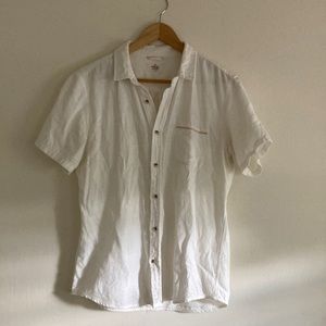 Mens Marine Layer linen button up